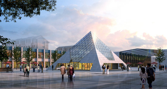 大渡口金字塔网架